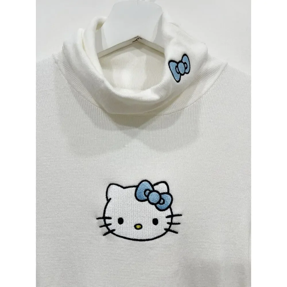 NWT Hello Kitty x Forever 21 Turtleneck Sweater Top - Picture 3 of 9